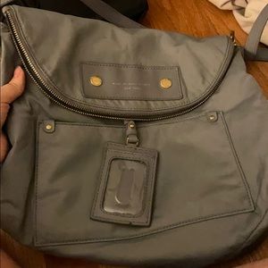 Marc jacobs gray nylon bag